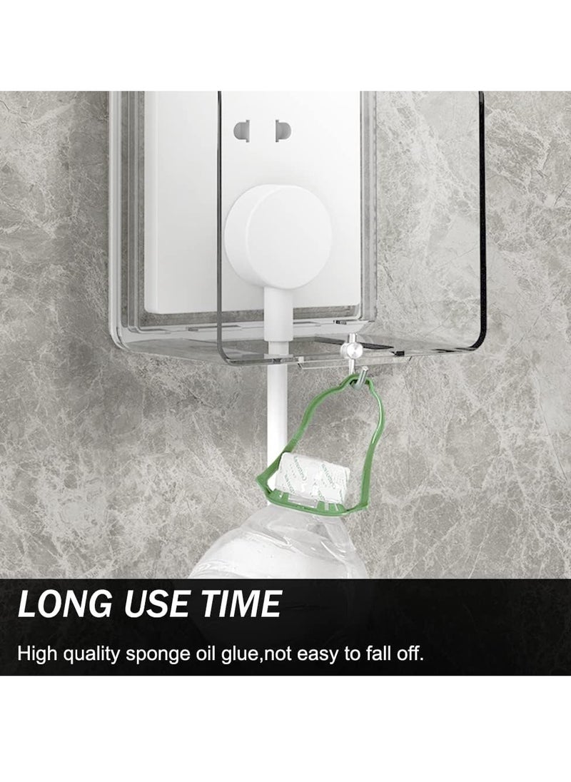 XiuWoo 4 Pcs Waterproof Clear Wall Switch Cover Box, Socket Protector Cover, Childproof Electrical Outlet Cover, Plug Cover Box, Baby Switch Protector Cover, Bathroom Shower Guard for Baby Safety Proofing  - Image 4