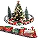 PUSITI Classic Christmas Train Set with Lights and Sounds Railway Tracks Sets Battery Operated Train Toy Models with 115 Ft Tracks Playset for Under The Tree Electronic Toys Gift for Kids - Image 4