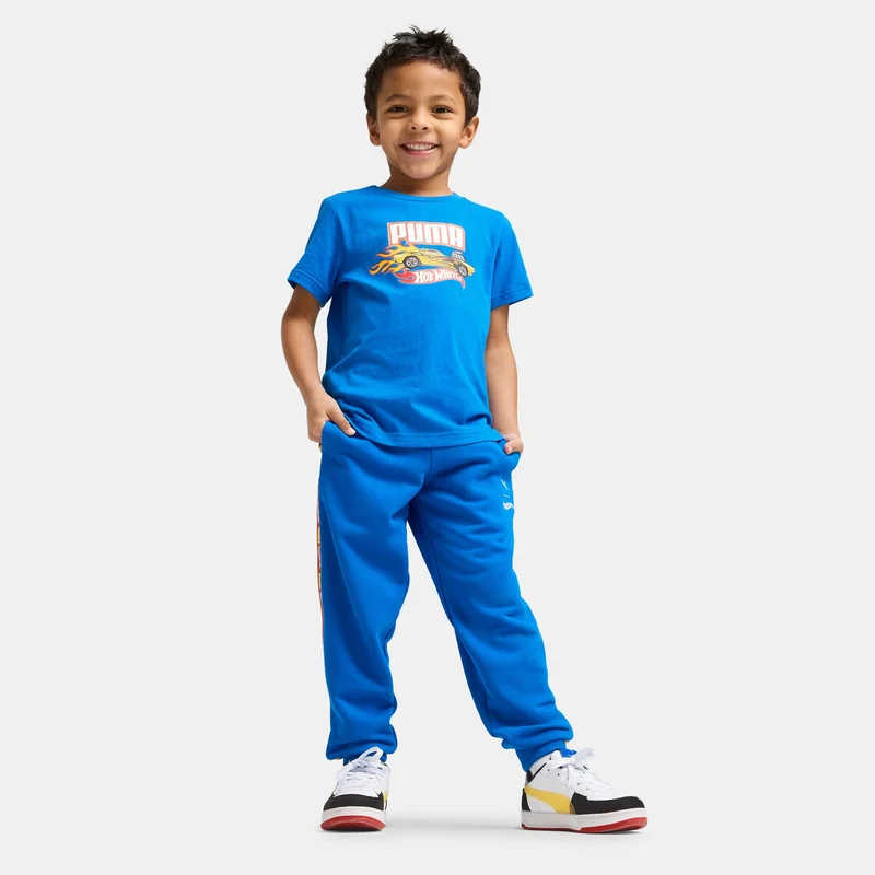 Puma Blue Kids' HOT WHEELS Graphic T-Shirt  | Best Price UAE
