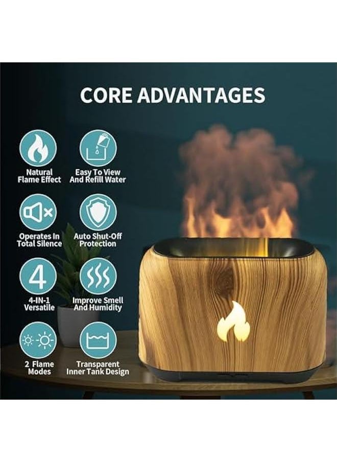 Essential Oil DiffusersHumidifierFlame Air Diffuser Humidifier150ml Portable aroma hine7 LED lightsfor Home Office Bedroom - pzsku/ZFA6E3E3A48A5631C6D35Z/45/_/1727074980/9a25a4e1-c124-436b-910e-b70830888893