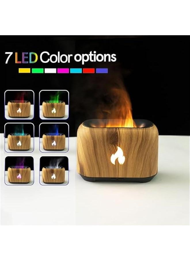 Essential Oil DiffusersHumidifierFlame Air Diffuser Humidifier150ml Portable aroma hine7 LED lightsfor Home Office Bedroom - pzsku/ZFA6E3E3A48A5631C6D35Z/45/_/1727075003/1ae77664-e183-4b0e-a32d-3a28dc77da05