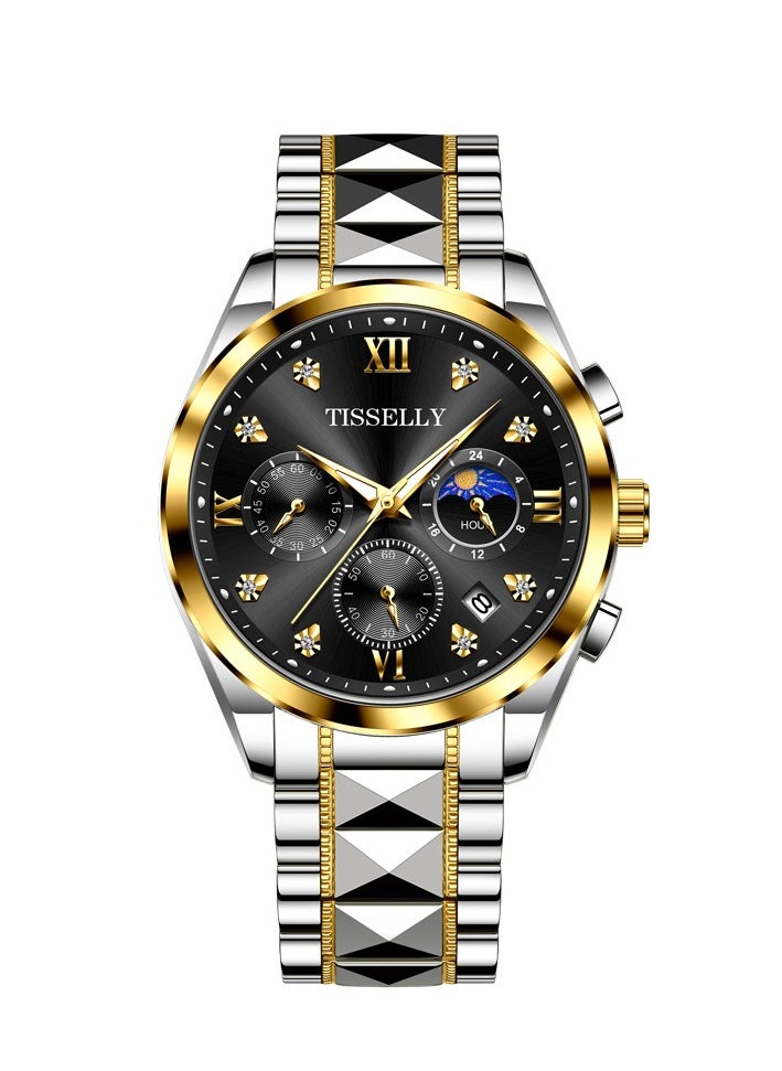 TISSELLY - Fashionable men's quartz watch - Image 1