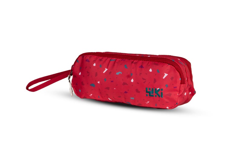 WILDCRAFT Pepo 2 Pencil Pouch : Tile : Red - Image 4