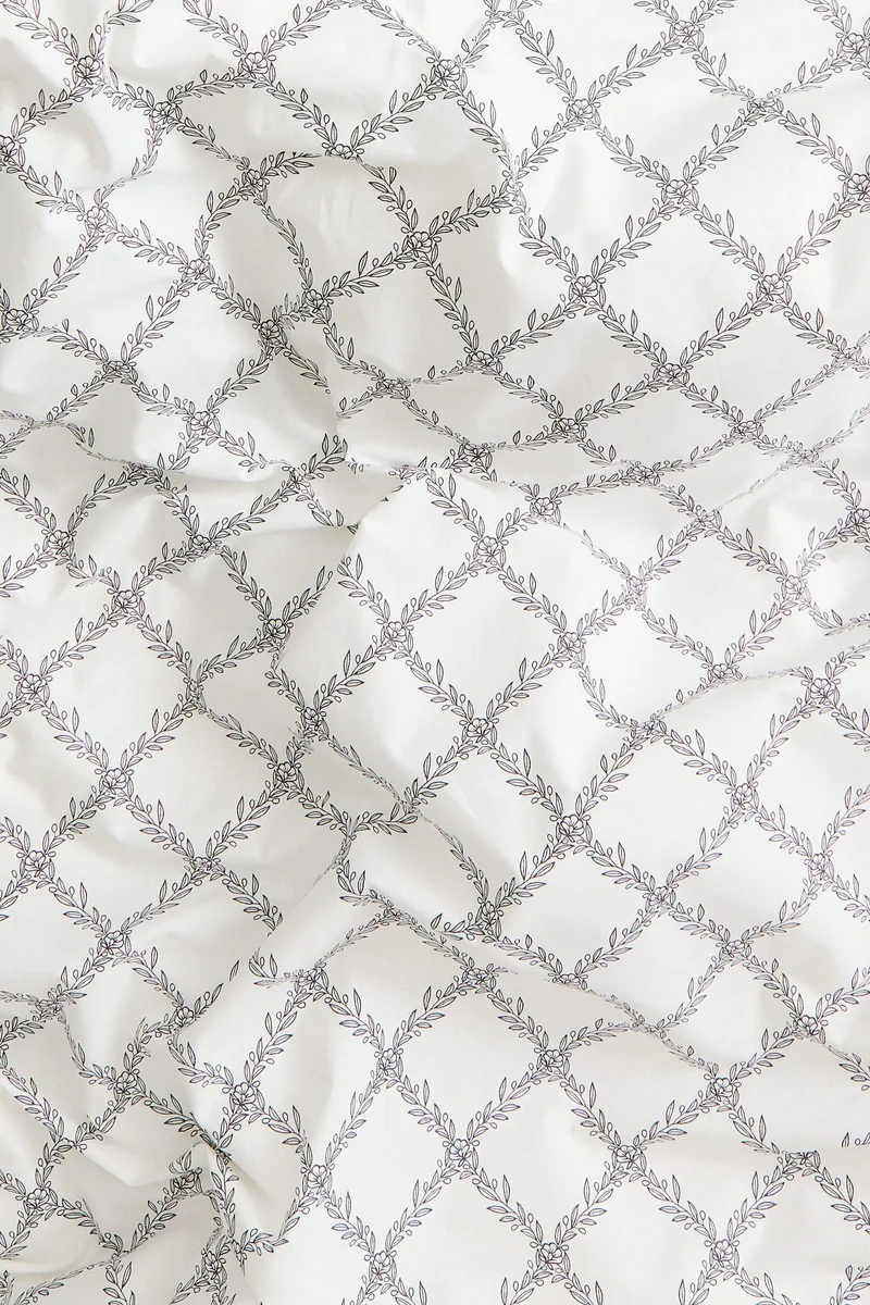 اتش اند ام طقم غطاء لحاف فردي من القطن