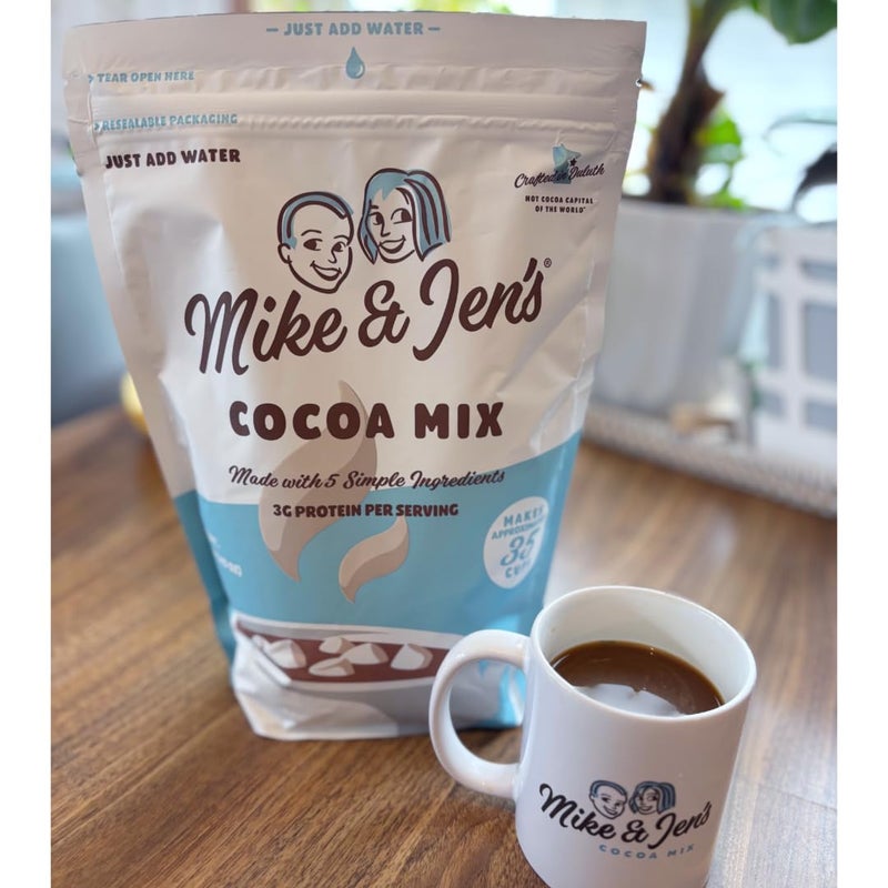 Mike & Jen's Hot Cocoa Mix - Rich and Creamy Chocolate Powder Drink, Bulk Size, 2.5 LB (40 oz), 35 Servings - Image 3