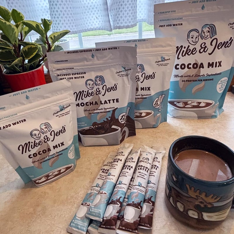 Mike & Jen's Hot Cocoa Mix - Rich and Creamy Chocolate Powder Drink, Bulk Size, 2.5 LB (40 oz), 35 Servings - Image 2