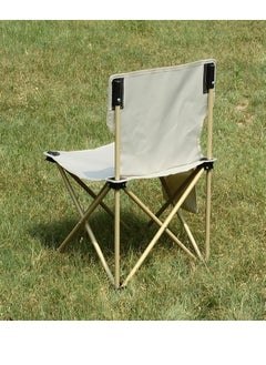 ARNOTEC Portable Camping Chair, Outdoor Folding Chair for Adults, 600D Oxford Fabric Sturdy Foldable Chair with Side Pocket and Carry Bag for Beach, Fishing, Picnic, Hiking  - Image 5