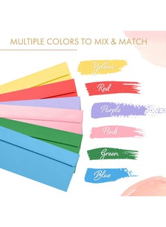 MATICAN Business Envelopes 120Pack 10 Envelopes 4 1/8 X 9 1/2 Inches 6 Colors  - Image 3