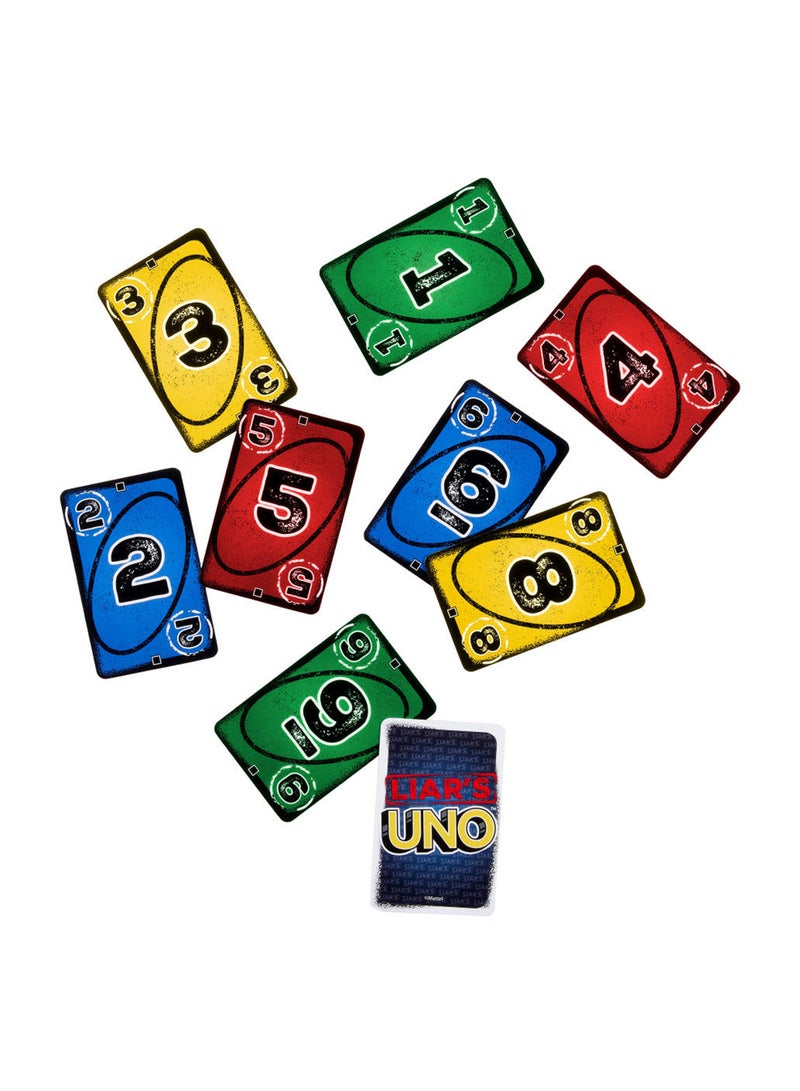 Mattel Games لعبة بطاقات UNO للكبار والأطفال والعائلات والحفلات وأمسيات الألعاب، متعة السفر، تفوق على اللاعبين الآخرين بالخداع والمكر - Image 3