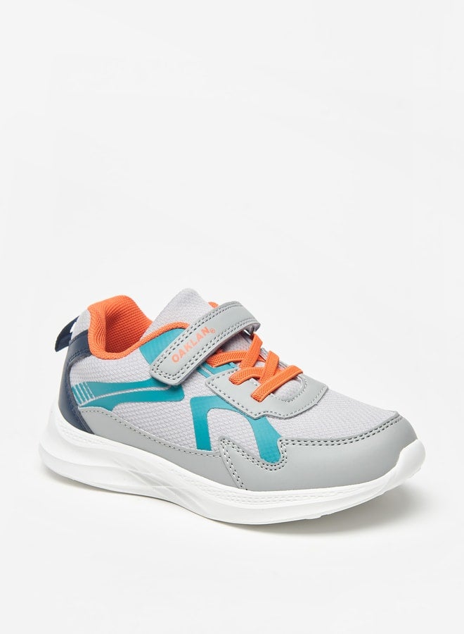 Oaklan by Shoexpress Panelled Sports Shoes with Hook and Loop Closure  - Image 1