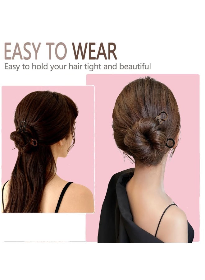 8PCS French Hair Pin for Women,Bobby Hair Pins for Thin Thick Hair U-shaped Magic Grip Hairpins Strong Durable Pins For Fine,Thick & Long Hair,Styling Accessories (Multicolor) - Image 4