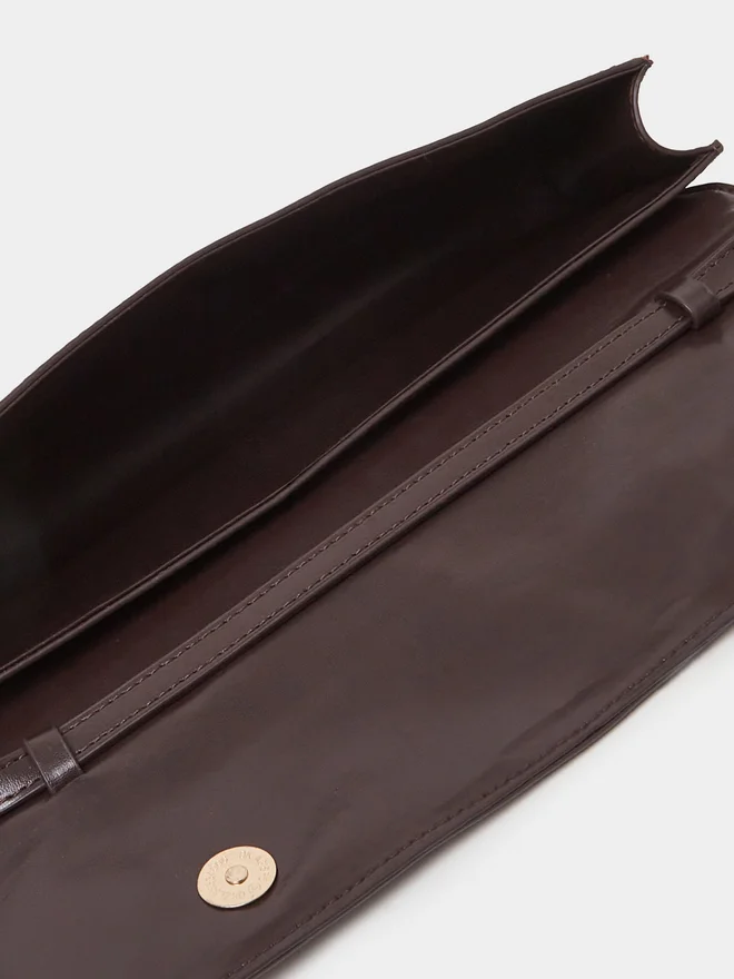 Styli  Styli Textured Flap Elongated Clutch for Women | Best Price UAE