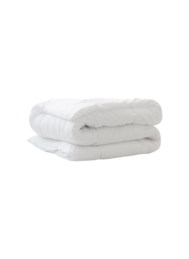 GOODNIGHT Soft Solid Single Size Duvet Microfiber White 90 GSM 160x210 cm  - Image 1