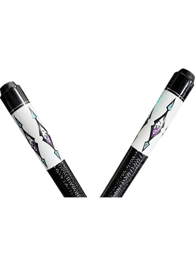 WEISHIDUN Blue And White Porcelain Pool Cue, Large Tip Billiard Cue For Beginners, Public Pool Cue, Chinese 8-Ball 9-Ball 13Mm Extension Cue With Cue Tube - Image 3