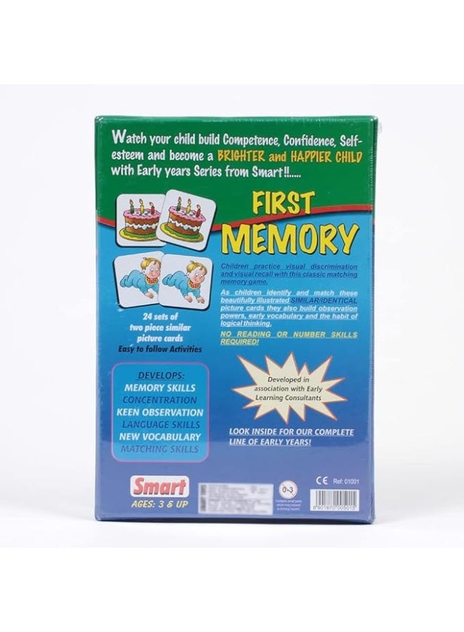 Smart First Memory Game - Classic Matching Game with 24 Pairs of Beautifully Illustrated Picture Car - Image 3