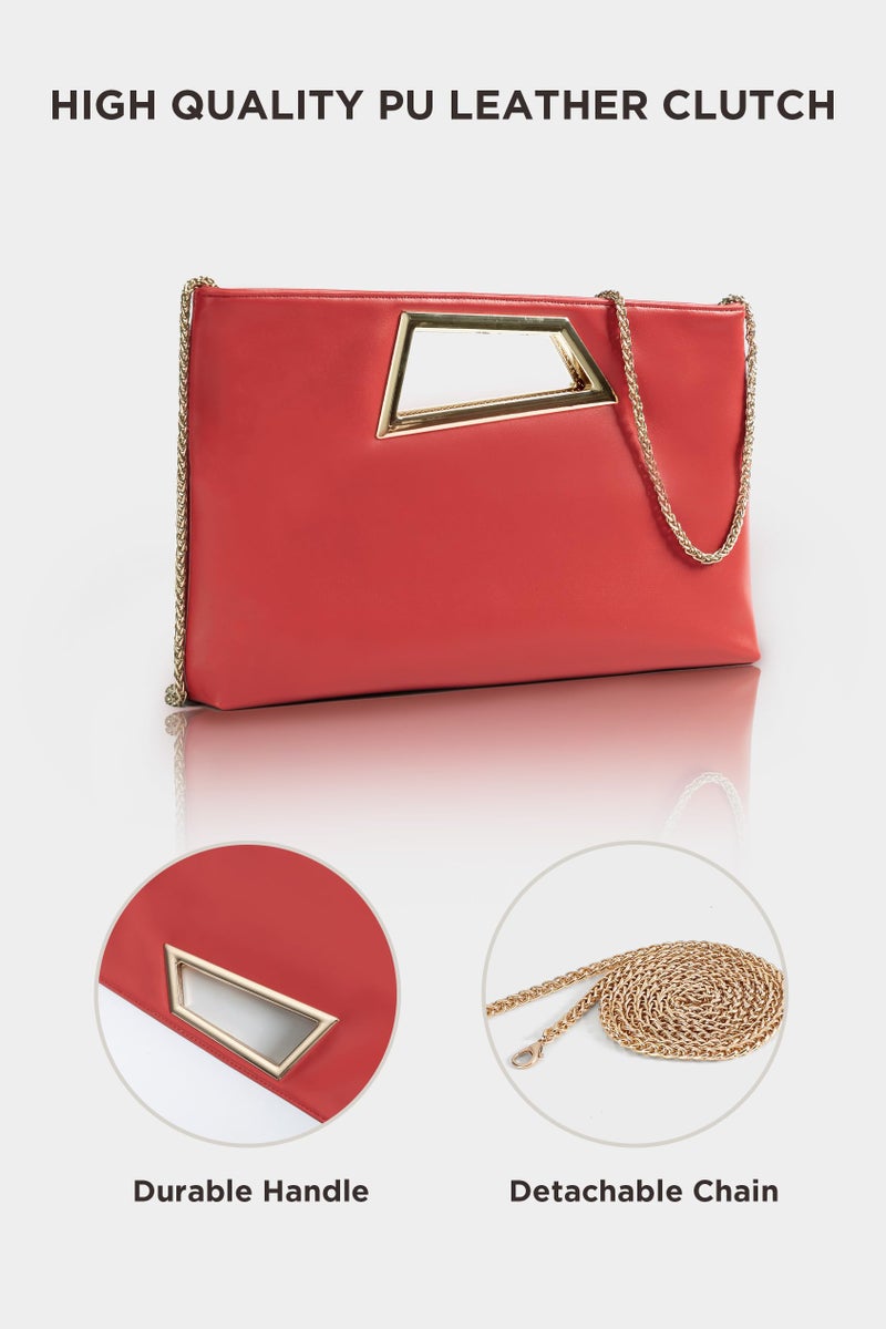 Coucoland Clutch Purse for Women - Evening Bags PU Leather Glitter Fashion Purse Handbag for Wedding Party Daily - Image 4