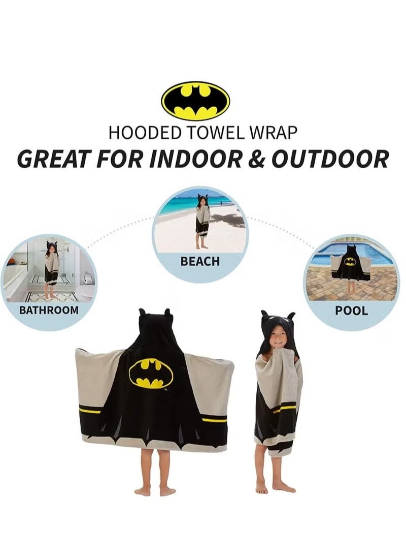 Batman Hooded Towel Bath Wrap