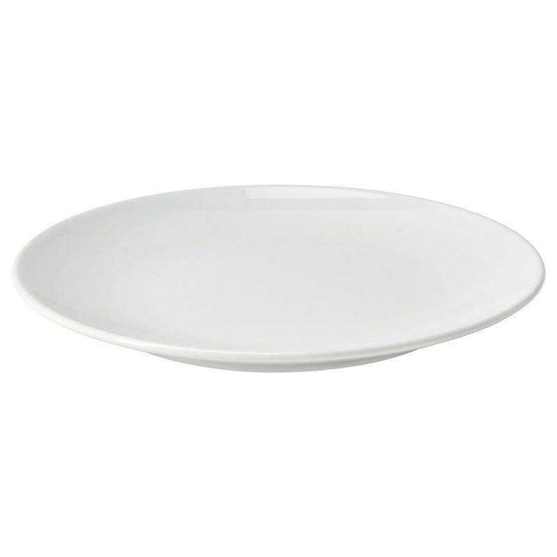 Baitique Side Plate, Stoneware, White, 20 cm - Image 1