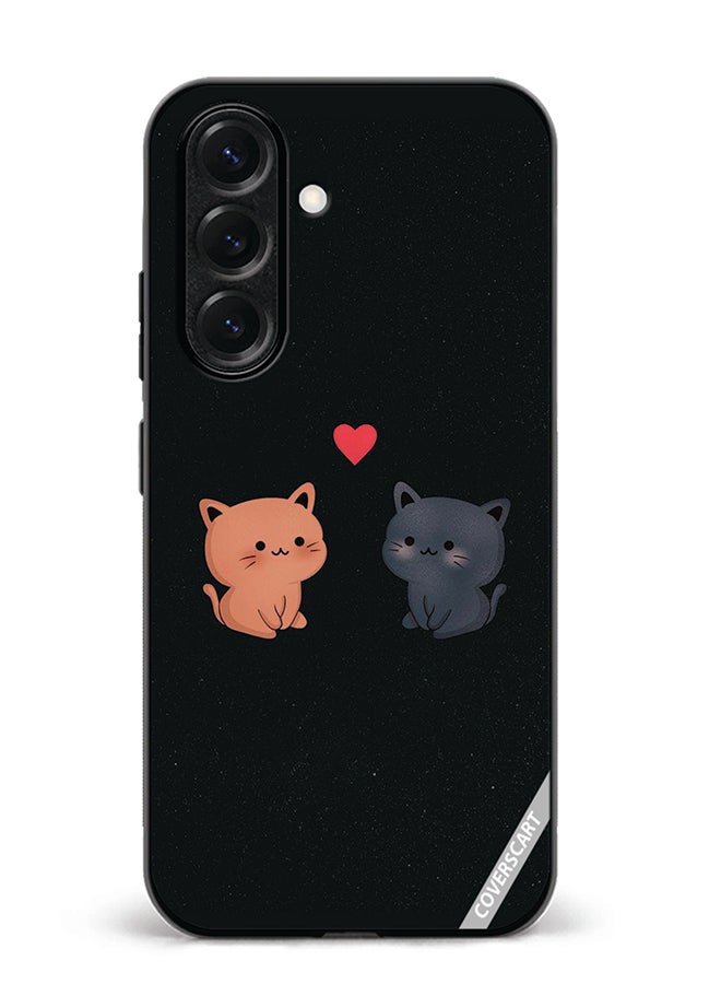 VR CREATIVE Protective Case Cover For Samsung Galaxy S25 Plus Cats Design Multicolour