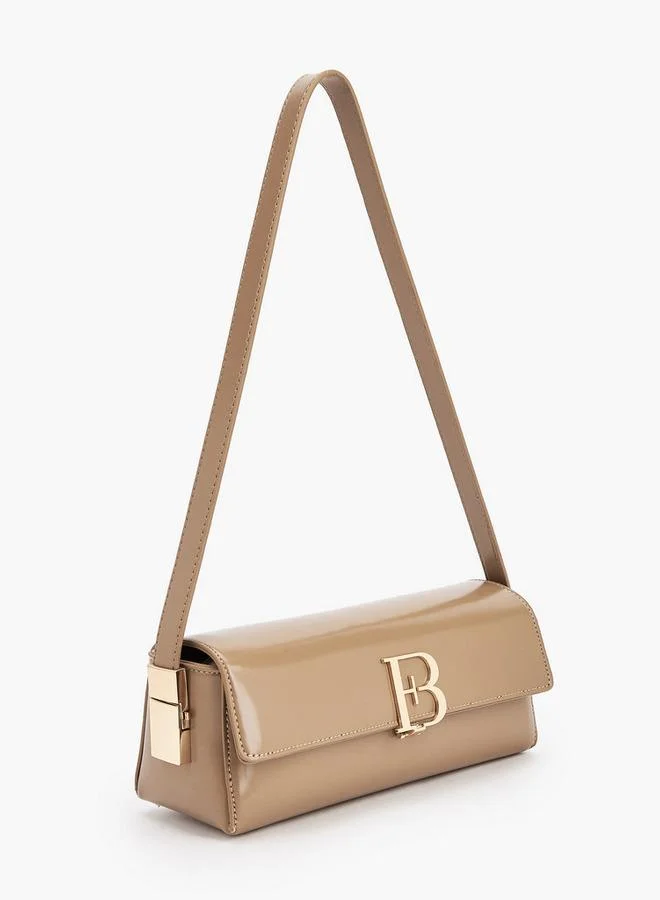 Flora Bella By Shoexpress Flora Bella Shoulder Bag with Magnetic Button Closure