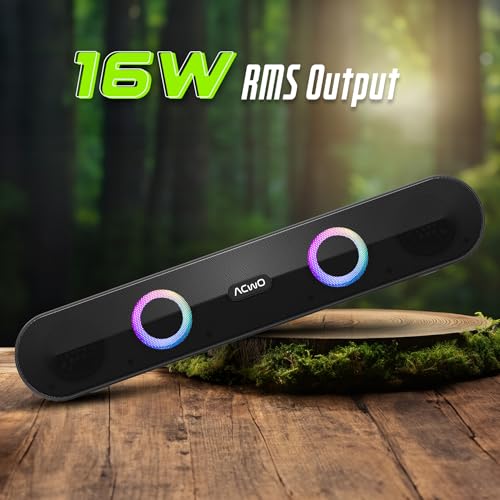 ACwO CARNIwAL 313 | 16W RMS Output | Dual Powerful Speakers | 10Hrs Music Playtime | TWS Function for Multi-Unit Pairing | Dynamic RGB Lights (Black) - Image 2