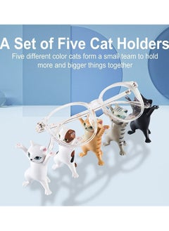 Y&D Cat Coffin Dance, Pen Holder for Desk Cute, Office Supplies Funny, Dancing Pencil Holder, Pens Five Cats Valentines Day Gifts Birthday Men Dad Women Kids  - Image 2