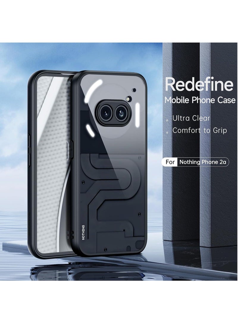 Clear Case Compatible with Nothing Phone 2a,2024 Release,Crystal Clear Anti-yellowing and Anti-fouling Phone Case for Phone 2a - Image 2