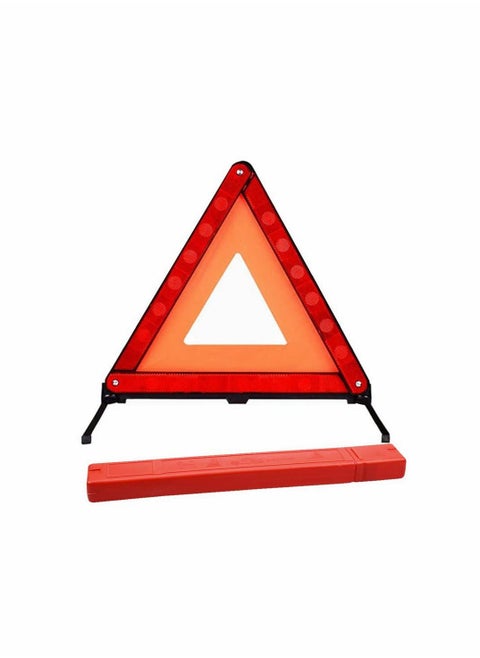 Reflective triangle car warning sign roadside hazard sign emergency fault board, safety triangle warning kit, foldable car roadside emergency kit