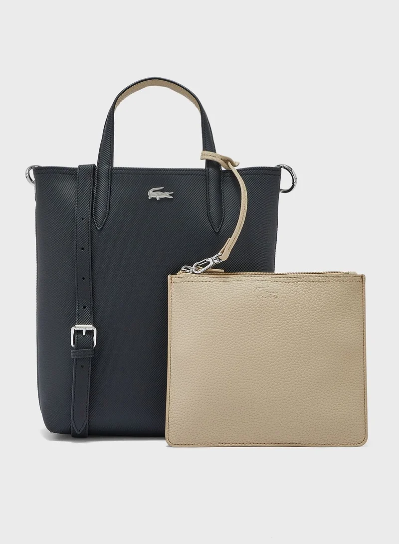 LACOSTE Anna Vertical Tote Bag