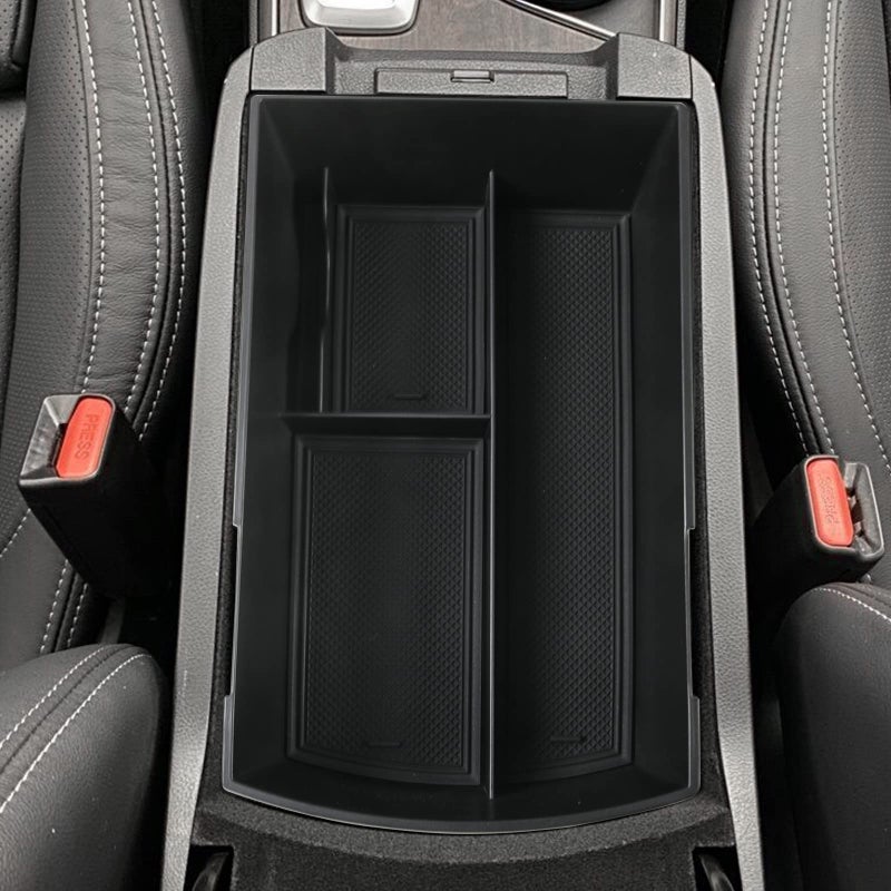 SHAOHAO for 2025 2026 Subaru Ascent Center Console Organizer for 2019-2026 Subaru Ascent Accessories Base/Premium/Onyx Edition/Limited/Onyx Edition Limited/Touring Double Space Armrest Insert Tray - Image 1