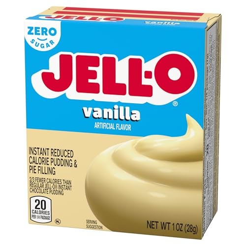 JELL-O Vanilla Instant Pudding & Pie Filling Mix (1 oz Boxes, Pack of 6) - Image 3