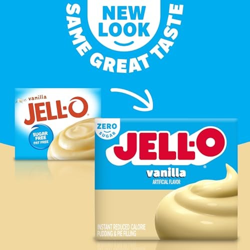 JELL-O Vanilla Instant Pudding & Pie Filling Mix (1 oz Boxes, Pack of 6) - Image 4