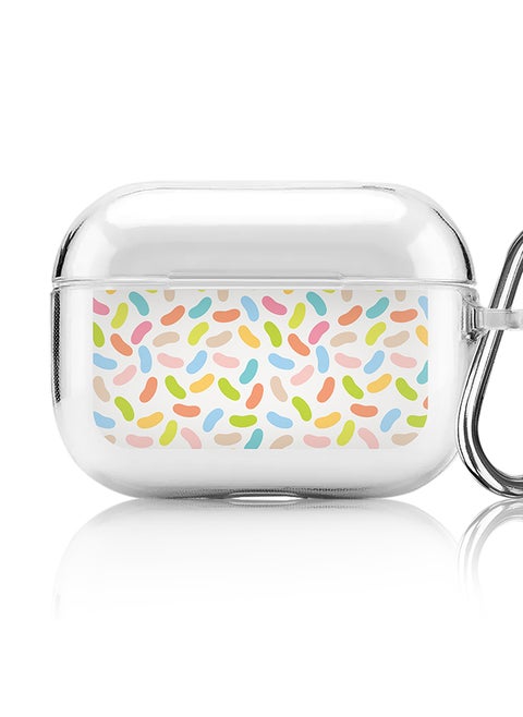 Classic Clear printed Case for Apple AirPods Pro 2nd Generation Thin Transparent Cover [Designed for Apple AirPods Pro 2nd Generation] - Jelly Beans