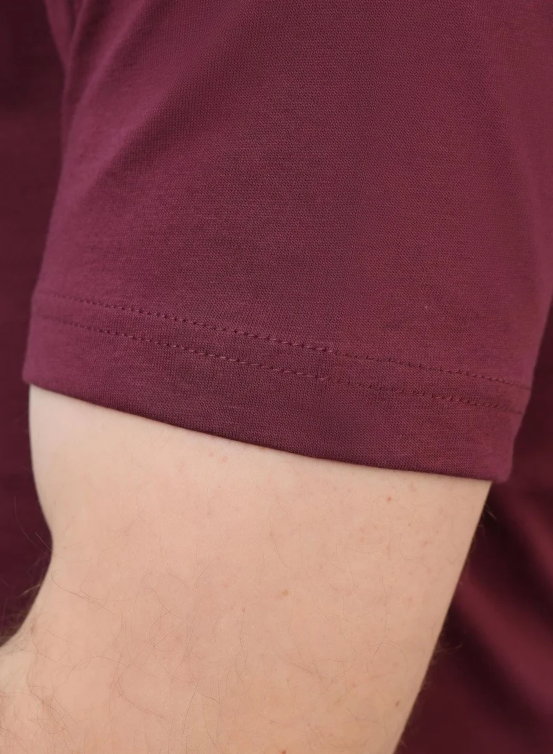 GIORDANO  Men's Slim Fit Cotton Jersey Message Print Tee for Men | Best Price UAE