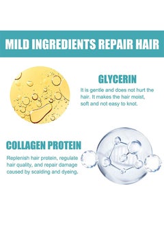 EELHOE New Upgrade Protein Correcting Hair Straightening Cream - Silk & Gloss Hair Straightening Cream, Nourishing Fast Smoothing Collagen Hair Straightener Cream for All Hair Types  - Image 4