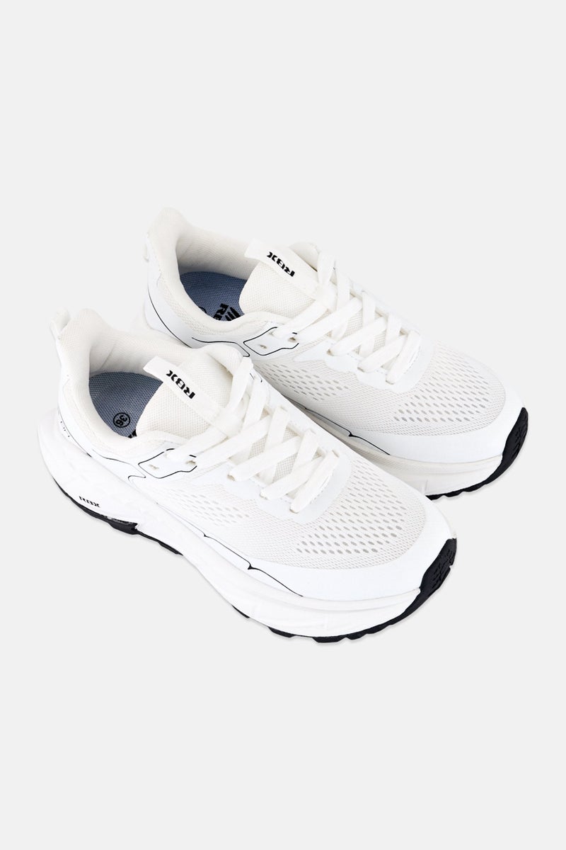 RBX Women Lace Up Outdoor Shoes, White - Image 3