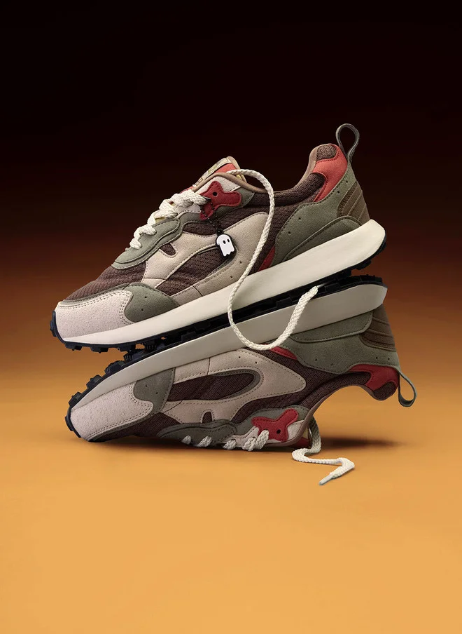 The Souled Store  The Souled Store Men Trailz Colourblocked Low Top Sneakers  | Best Price UAE