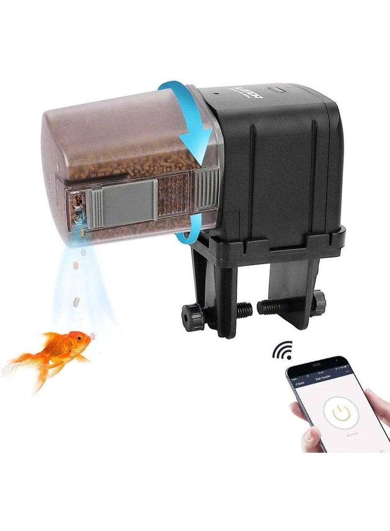 EHEIM جهاز تغذية السمك الذكي + جهاز تغذية أوتوماتيكي مزود بتقنية الواي فاي مع تحكم بدون تطبيق ووظائف ذكية (السعة: 125 مل) - Image 2