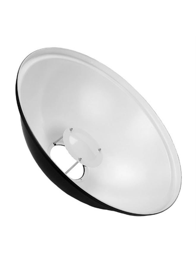 Fotodiox 22" Beauty Dish with Soft Diffuser Sock and Speedring Bracket, for Canon Flash Speedlite 600EX-RT, 580EX, II, 430EX, II, 380EX, 270EX, 270EX II, 540EX. 550EX, 300TL, Beautydish - Image 1