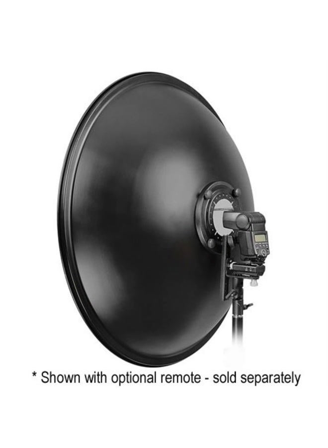 Fotodiox 22" Beauty Dish with Soft Diffuser Sock and Speedring Bracket, for Canon Flash Speedlite 600EX-RT, 580EX, II, 430EX, II, 380EX, 270EX, 270EX II, 540EX. 550EX, 300TL, Beautydish - Image 2