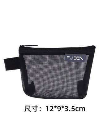 Mini mesh storage bag simple three-dimensional triangle mesh coin purse card nylon storage bag custom logo Black - pzsku/ZFA6FED884FD6D37F7510Z/45/1746232654/77784a26-735e-4921-b2b6-f9346a9816d8