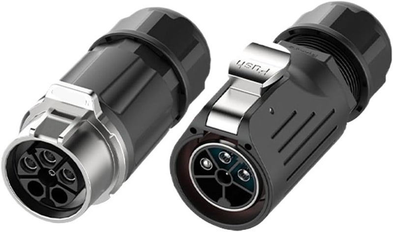 Crimp power waterproof connector EW-LP28 type 3/5 core energy vehicle waterproof docking(EW-LP28-3+1P 16A)