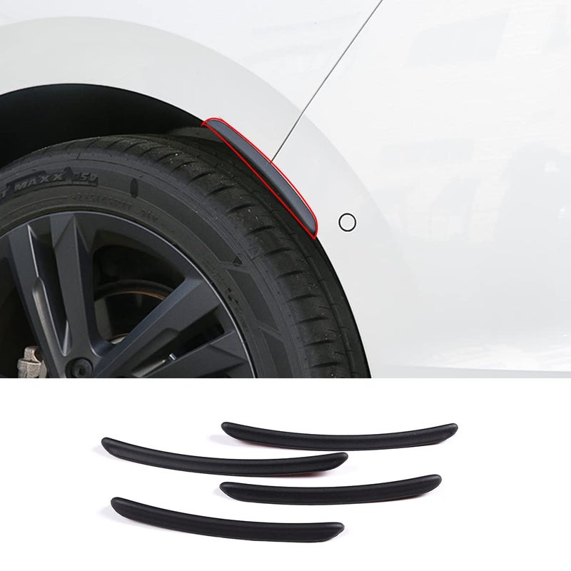 METYOUCAR 4Pcs Car Wheel Eyebrow Decorative Sticker, Car Wheel Arch Protectors For Volkswagen Golf 8 MK8 2020-2022 - Image 1
