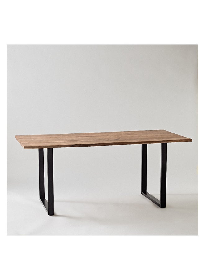 Home Box Costa 6-Seater Live Edge Solid Wood Top Dining Table 90 x 76 x 180 cm  - Image 1