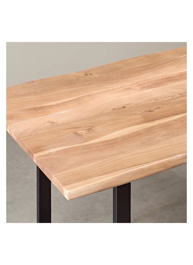 Home Box Costa 6-Seater Live Edge Solid Wood Top Dining Table 90 x 76 x 180 cm  - Image 4