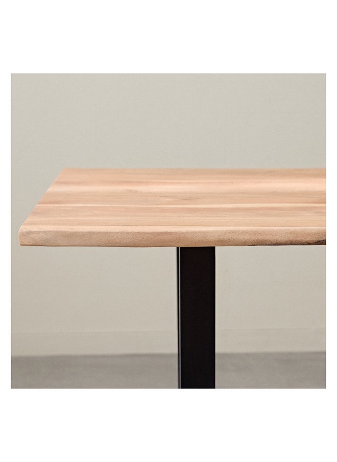 Home Box Costa 6-Seater Live Edge Solid Wood Top Dining Table 90 x 76 x 180 cm  - Image 5