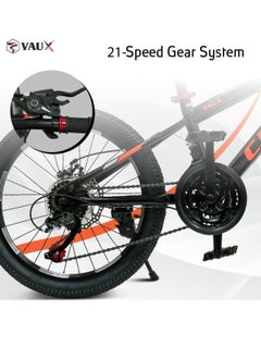 Vaux - Cruz Kids Bike 20 Inch 21 Speed - Orange  - Image 5