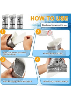 RATSAW Portable Portable Toilet Urinal Bag Travel Vomit Bag  - Image 4