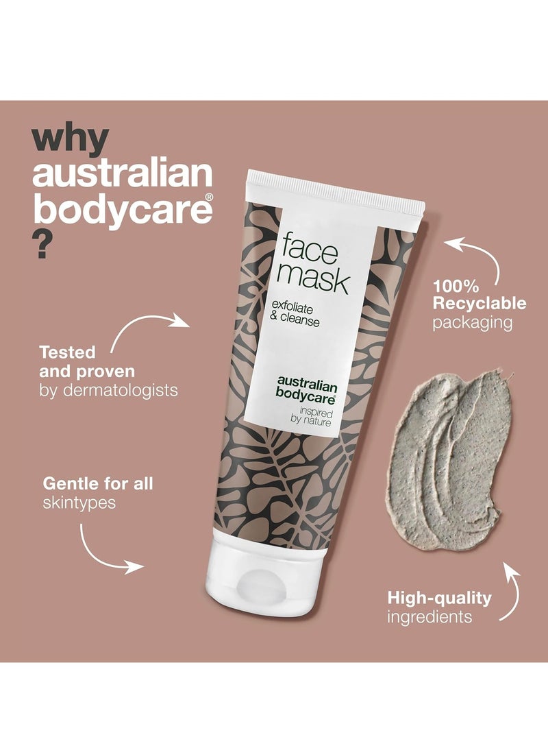 AUSTRALIAN BODYCARE Face Mask 100ml Tea Tree Face Mask Deep Pore Cleanser Detox Clay Mask for Women and Mens Skincare Blackhead and Pores Exfoliating and Antibacterial Acne Friendly Vegan - Image 3
