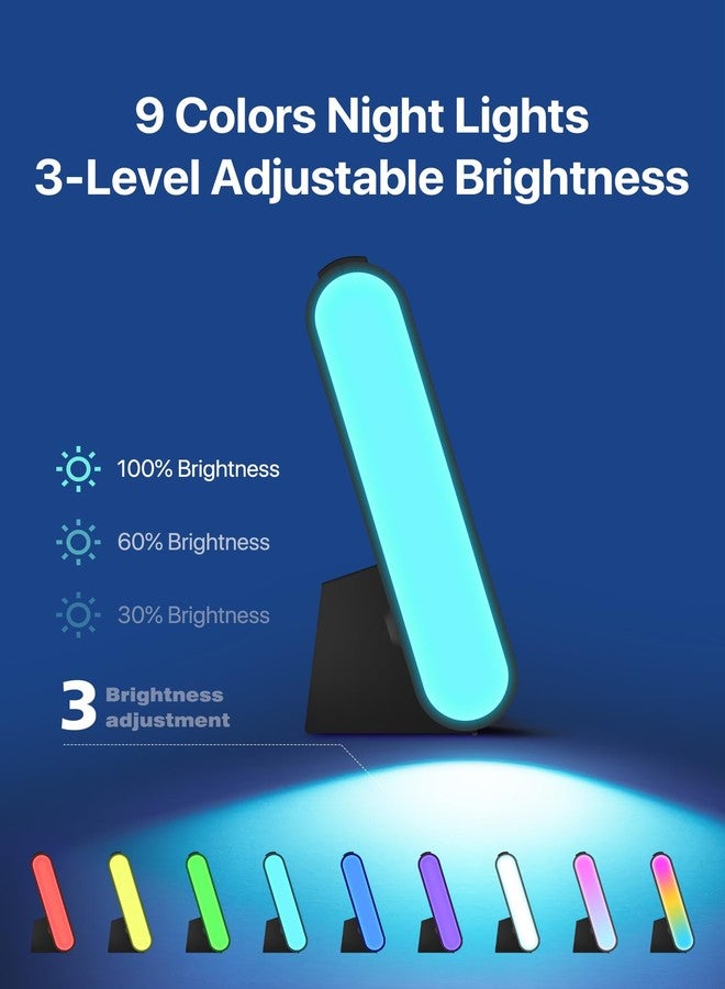 MASHI Alarm Clocks for Bedrooms, 8.54" LED Digital Clock with 9 Color Changing Night Light, Adjustable Brightness, DST,Heavy Sleepers,Temperature for Living Room, Ideal Gift for Kids,Teens,Seniors - Image 5